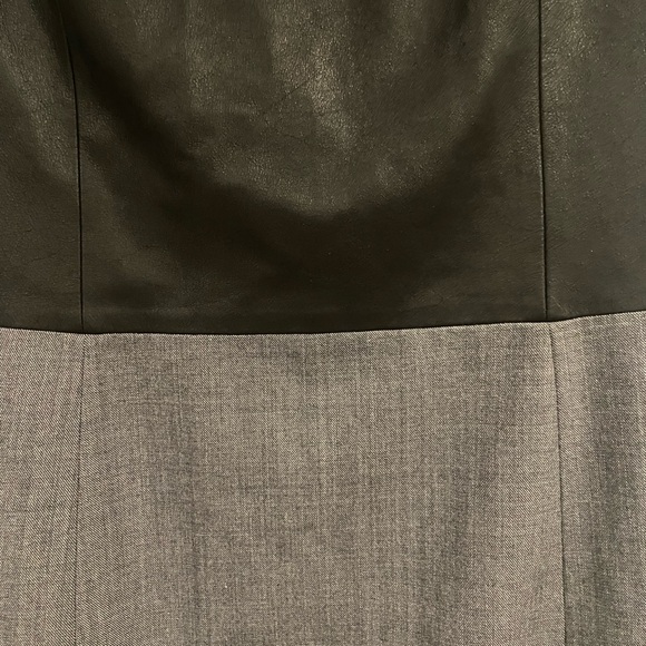 Theory Orinthia C Dress with Leather Bodice - Picture 9 of 11